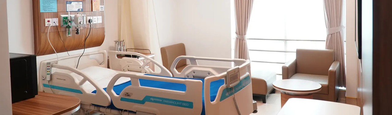 Comfortable and modern patient accommodations
